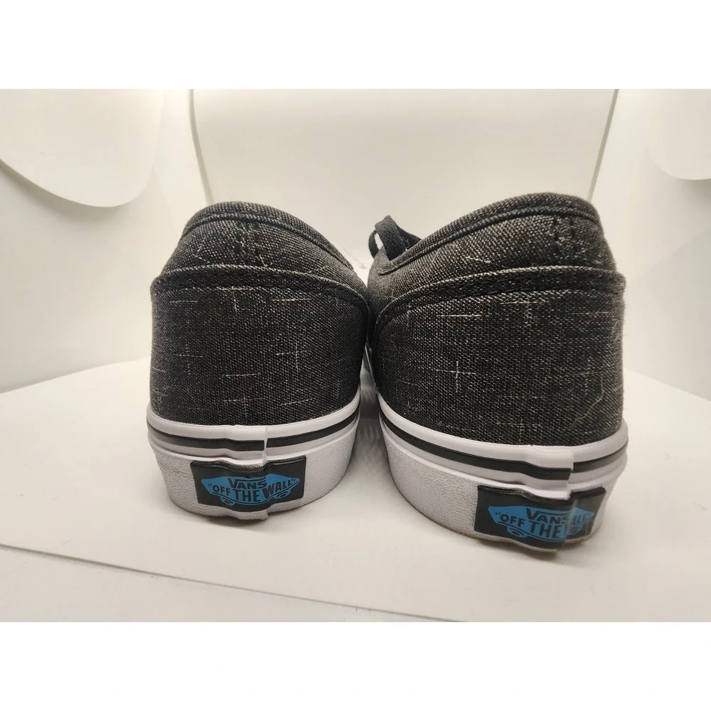 VANS Atwood Slip-On‎ Black Hawaiian Ocean Blue Men Size 6 - Brand New